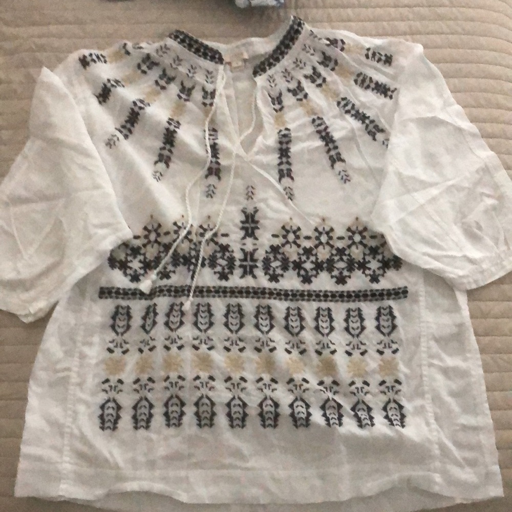JCREW white blouse size S